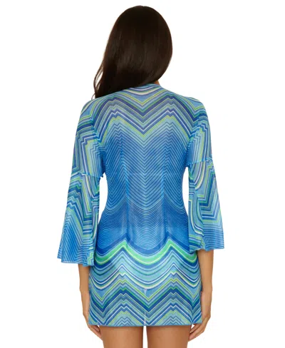 Becca Sunrise Cover-up Tunic In Blue