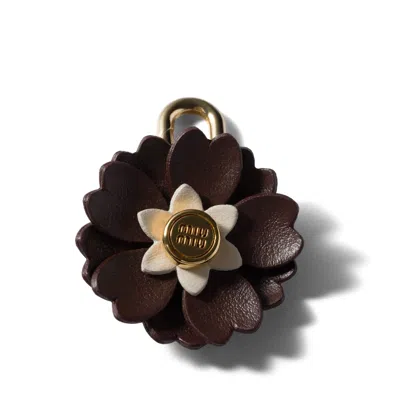 Miu Miu Leather Micro Trick In Metallic