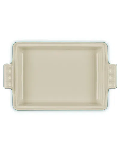 Le Creuset Heritage 4-quart Rectangular Casserole In Blue