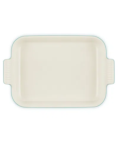Le Creuset Heritage 4-quart Rectangular Baking Dish In Blue