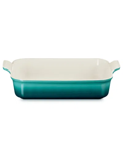 Le Creuset Heritage 4-quart Rectangular Baking Dish In Blue