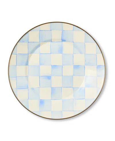 Mackenzie-childs Sky Check Dinner Plate In Blue
