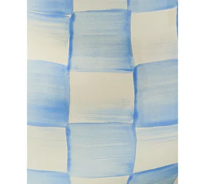 Mackenzie-childs Check Pattern Mug In Blue