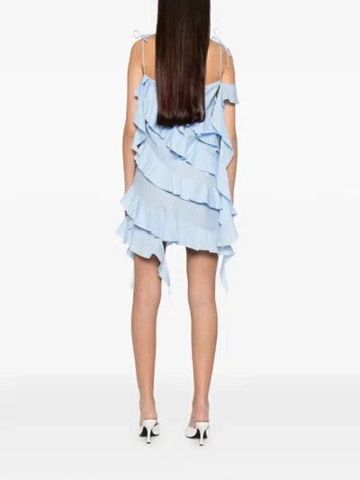 Les Filles D'eva Mini Dress For Women In Blue