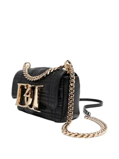 Dsquared2 Quilted Shoulder Bag In Black