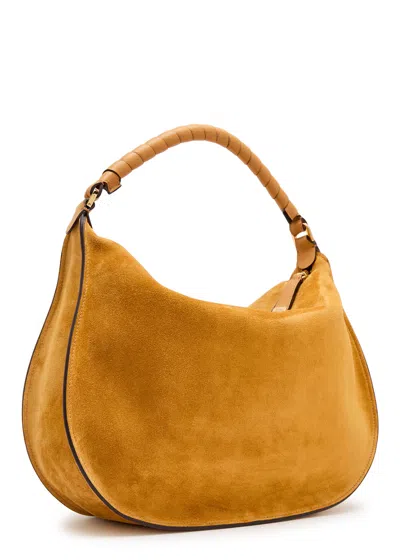 Chloé Chloe Marcie Medium Suede Shoulder Bag In Pattern