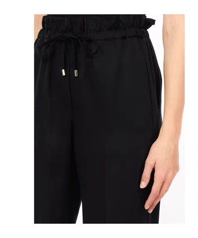 Liu •jo Drawstring Trousers In Black