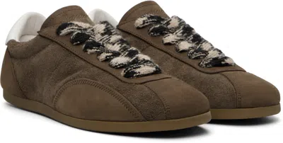 Represent Low-pro Nubuck Patterned-laces Sneakers In Multi