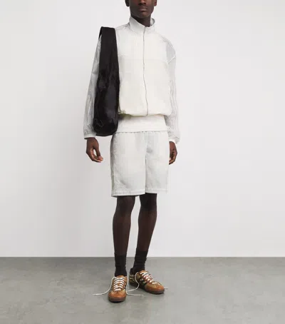 Adidas Originals Adidas X Wales Bonner Soft Block Track Jacket In Neutral