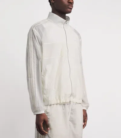 Adidas Originals Adidas X Wales Bonner Soft Block Track Jacket In Neutral