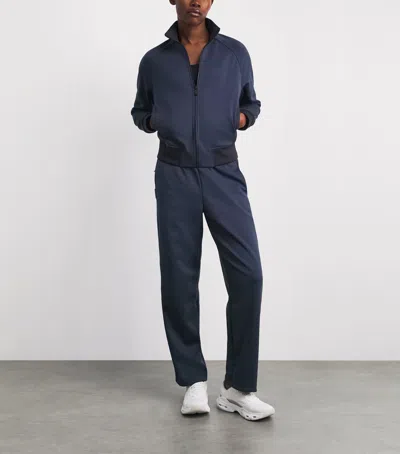 On Courtside Zip-up Jacket In Blue