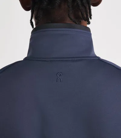 On Courtside Zip-up Jacket In Blue
