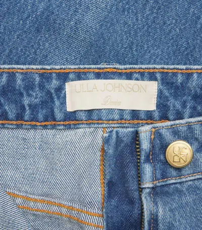 Ulla Johnson Odelia Flared Jeans In Blue