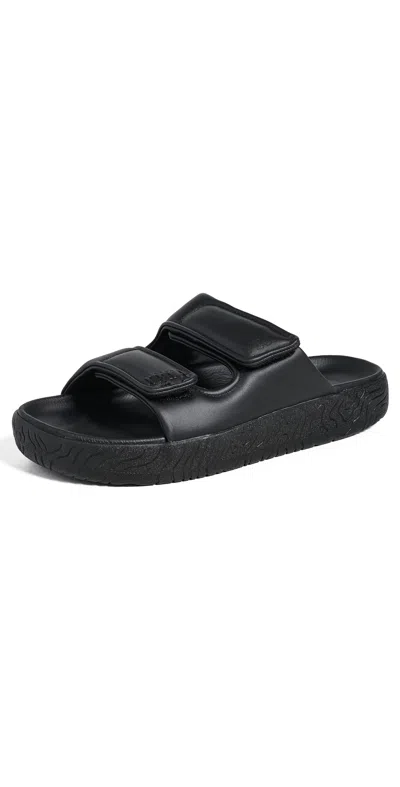 Veja Etna O. T. Leather Full Slippers In Animal Print