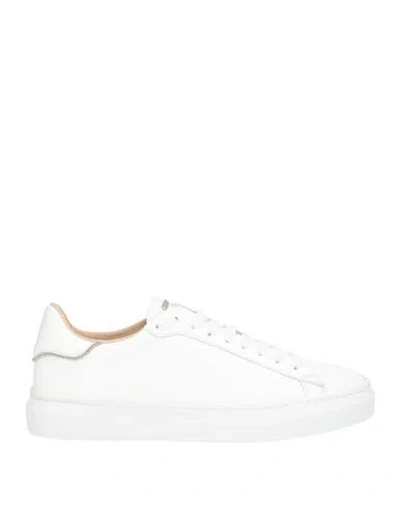 Fabiana Filippi Leather Sneakers With Chic Detailing And Comfortable Fit In White