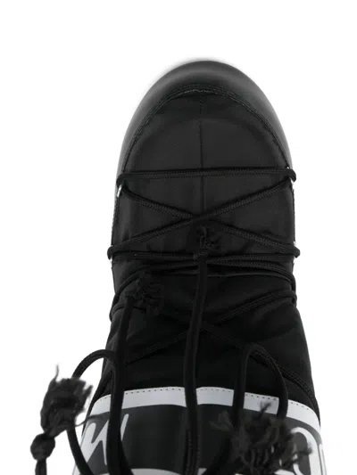 Moon Boot Icon High Nylon Boots In Black