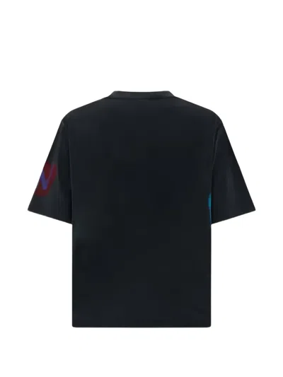 Dsquared2 Graffiti-print T-shirt In Black