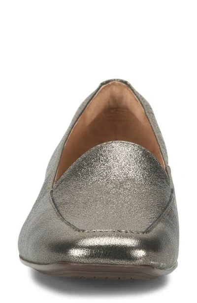 Söfft Eldyn Leather Loafer In Silver