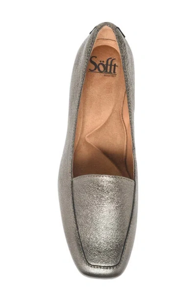 Söfft Eldyn Leather Loafer In Silver