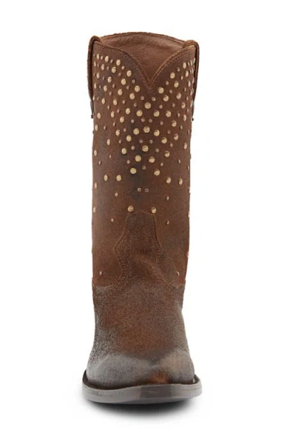 Frye Sacha Mid Stud Suede Boot In Multi