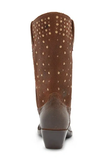 Frye Sacha Mid Stud Suede Boot In Multi