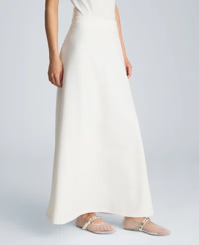 Kenneth Cole Pull On Flared Maxi Skirt In Multi