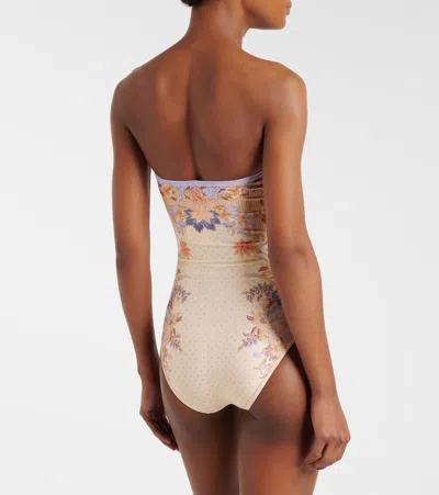 Zimmermann Indra Printed Swimsuit In Multi