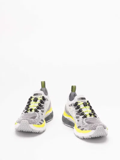 Off-white Multicolor Polyester Athletic Sneakers In Gray