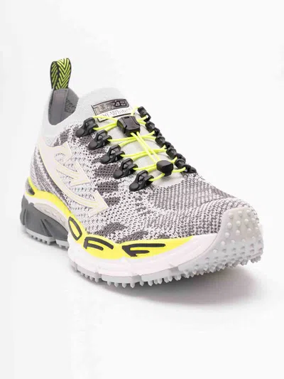 Off-white Multicolor Polyester Athletic Sneakers In Gray