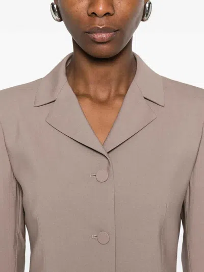 Tagliatore Patch Pocket Wool Blazer In Brown