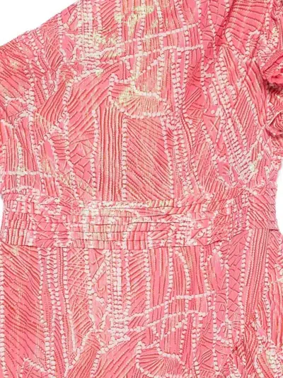 Poupette St Barth Corinne One-shoulder Mini Ruffled Dress In Multi