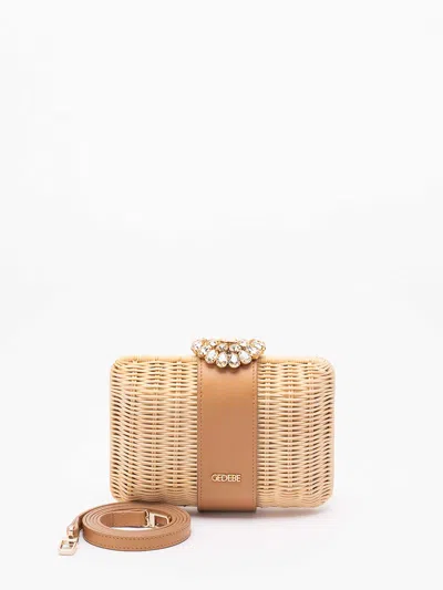 Gedebe `capri` Handbag In Sand
