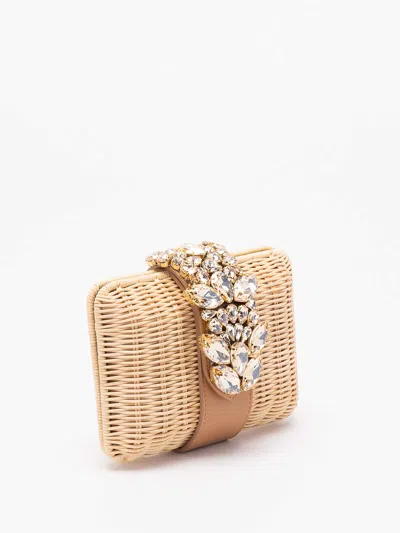 Gedebe `capri` Handbag In Sand