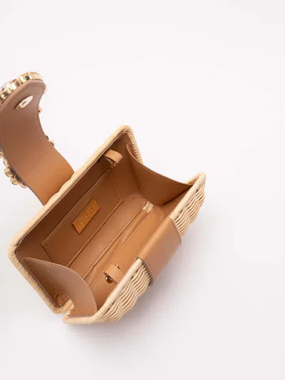 Gedebe `capri` Handbag In Sand