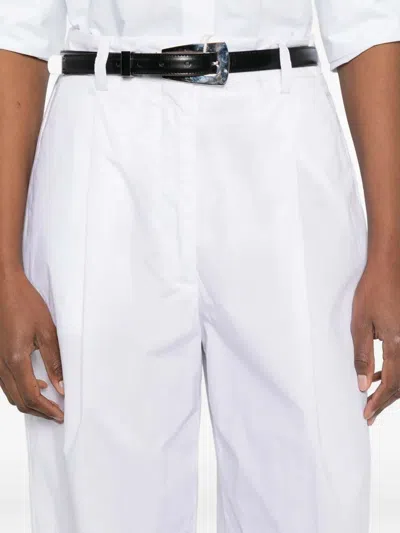 The Latest `axel` Pants In White