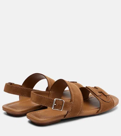 Hogan Heeled Sandal Woman Color Brown