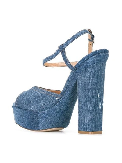 Shop Dsquared2 Ziggy Sandals In Blue