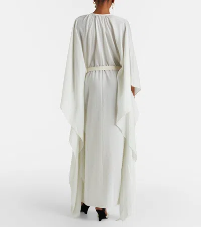 Patou Striped Kaftan In White