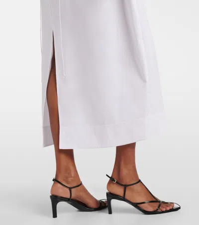 Rohe Bustier Voluminous Maxi Dress In White