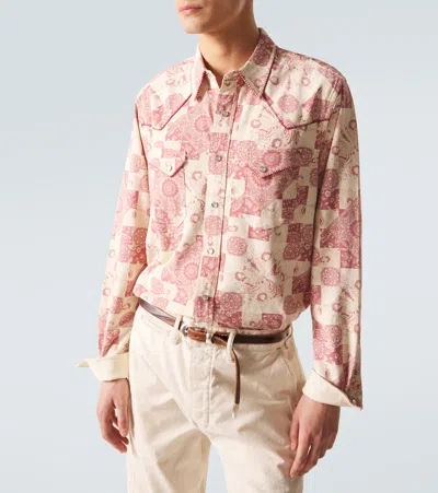 Rrl Paisley-print Cotton Shirt In Multi