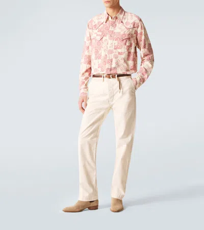 Rrl Paisley-print Cotton Shirt In Multi