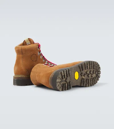 Visvim Whymper Suede Ankle Boots In Multi