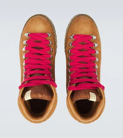 Visvim Whymper Suede Ankle Boots In Multi