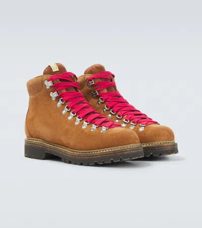 Visvim Whymper Suede Ankle Boots In Multi