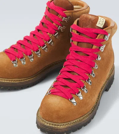 Visvim Whymper Suede Ankle Boots In Multi