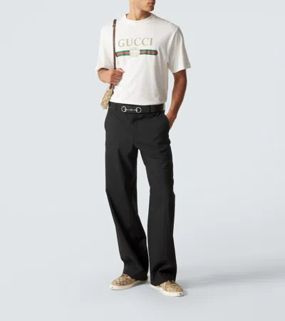 Gucci Stretch Gg Canvas Low-top Sneakers In Multi