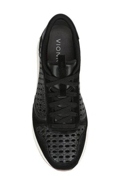 Vionic Monarch Woven Sneaker In Black