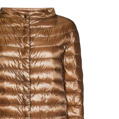 Herno Ultralight Down Jacket In Brown
