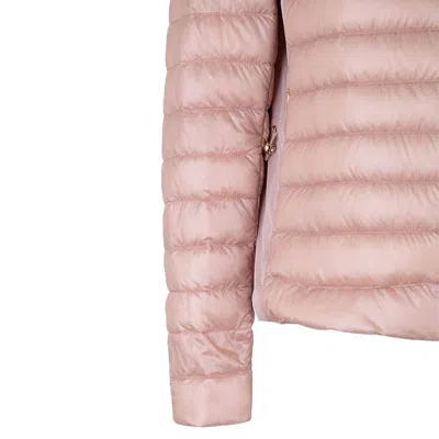 Herno Multicolor Polyamide Jackets And Coat In Pink