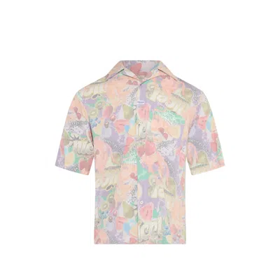 Martine Rose All-over Patterned Button-up Shirt In Multi